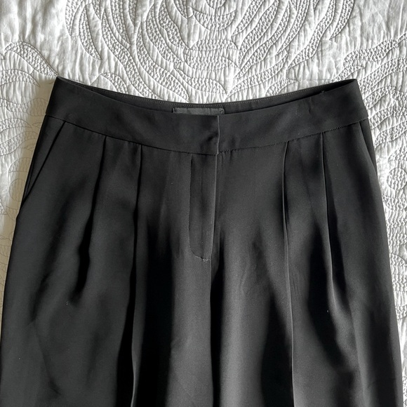 Yigal Azrouel - Wide Leg Pants w/ Pleats - Black - Picture 4 of 11